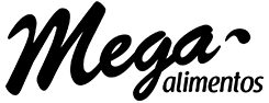 Mega logo negro